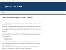 Tablet Screenshot of opttonline.com